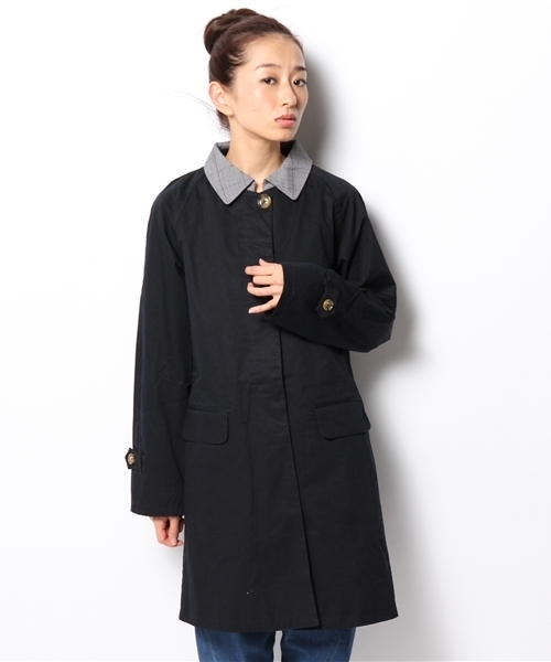 Kastane（カスタネ）の「【Kastane】取外しステンカラーコート（ステンカラーコート・レディース・ベージュ/ネイビー/ダークブラウン・FREE）」の5枚目の写真