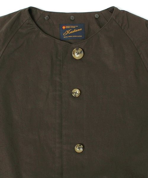 Kastane（カスタネ）の「【Kastane】取外しステンカラーコート（ステンカラーコート・レディース・ベージュ/ネイビー/ダークブラウン・FREE）」の15枚目の写真