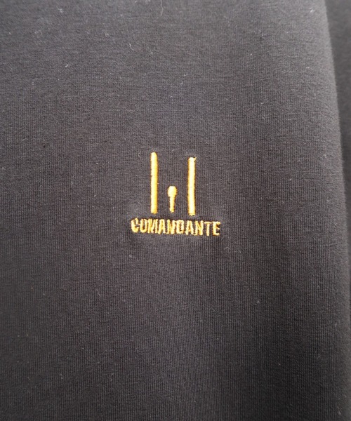 COMANDANTE（コマンダンテ）の「[ WEB限定 ] [ COMANDANTE / コマンダンテ ] ロゴ刺繍 サイドスリット配色 BIGシルエットロンT [cmntps]（Tシャツ/カットソー・メンズ・ホワイト/ブラック・SMALL/MEDIUM/LARGE/X-LARGE）」の15枚目の写真