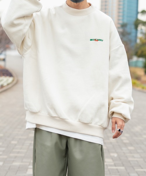 kutir（クティール）の「イラストレーター「ichiraku studio」 × kutir コラボスウェット（スウェット・メンズ・ホワイト/ライトグレー/ブラック/ダークブラウン/パープル/オフホワイト/その他/ダークブルー・MEDIUM/LARGE）」の12枚目の写真