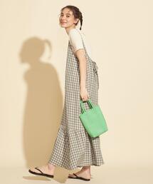 BEAUTY&YOUTH UNITED ARROWS | 【新色予約】BY∴ ギンガムチェックキャミソールワンピース -ウォッシャブル-(ワンピース)