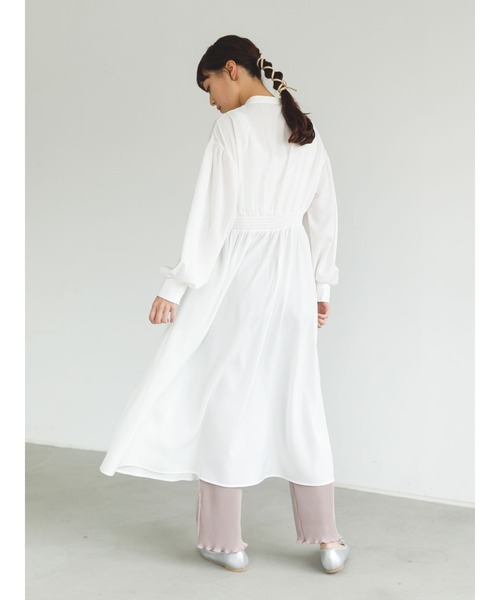 SLURR(スラ―)の「プリーツメローフリルフレアパンツ(その他パンツ・レディース・ベージュ/ミント/ピンク系その他・FREE)」の8枚目の写真