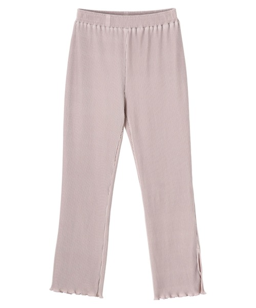 SLURR(スラ―)の「プリーツメローフリルフレアパンツ(その他パンツ・レディース・ベージュ/ミント/ピンク系その他・FREE)」の19枚目の写真