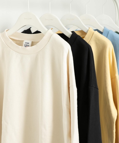 URBAN RESEARCH Sonny Label（アーバンリサーチサニーレーベル）の「【別注】STAR&STRIPE　FRENCH TERRY（スウェット・メンズ・ホワイト/ブラック/ネイビー/イエロー/ミント・FREE）」の20枚目の写真