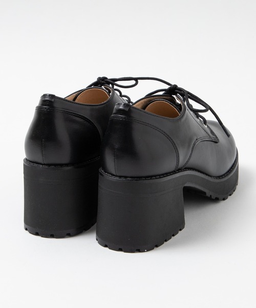 WEGO(ウィゴー)の「WEGO/レースアップヒールシューズ(ドレスシューズ・レディース・ブラック/アイボリー・MEDIUM/LARGE)」の6枚目の写真