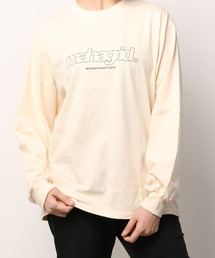『mahagrid/マハグリッド』THIRD LOGO LS TEE/ サードロゴ 長袖Tシャツ