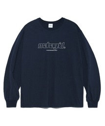 『mahagrid/マハグリッド』THIRD LOGO LS TEE/ サードロゴ 長袖Tシャツ