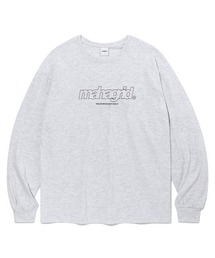 『mahagrid/マハグリッド』THIRD LOGO LS TEE/ サードロゴ 長袖Tシャツ