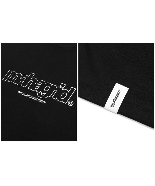 MAHAGRID（マハグリッド）の「『mahagrid/マハグリッド』THIRD LOGO LS TEE/ サードロゴ　長袖Tシャツ（Tシャツ/カットソー・レディース・ホワイト/ブラック/ブルー/チャコールグレー/パープル/ベージュ/ライトグレー/ネイビー/グリーン/ライトブルー・S/M/L/XL）」の20枚目の写真