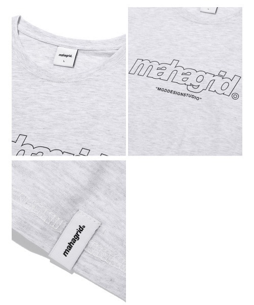 MAHAGRID(マハグリッド)の「『mahagrid/マハグリッド』THIRD LOGO LS TEE/ サードロゴ 長袖Tシャツ(Tシャツ/カットソー・レディース・ホワイト/ブラック/ブルー/チャコールグレー/パープル/ベージュ/ライトグレー/ネイビー/グリーン/ライトブルー・S/M/L/XL)」の21枚目の写真