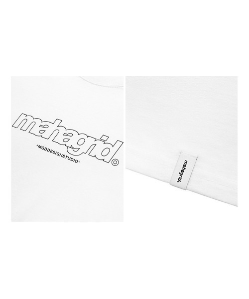 MAHAGRID（マハグリッド）の「『mahagrid/マハグリッド』THIRD LOGO LS TEE/ サードロゴ　長袖Tシャツ（Tシャツ/カットソー・レディース・ホワイト/ブラック/ブルー/チャコールグレー/パープル/ベージュ/ライトグレー/ネイビー/グリーン/ライトブルー・S/M/L/XL）」の15枚目の写真