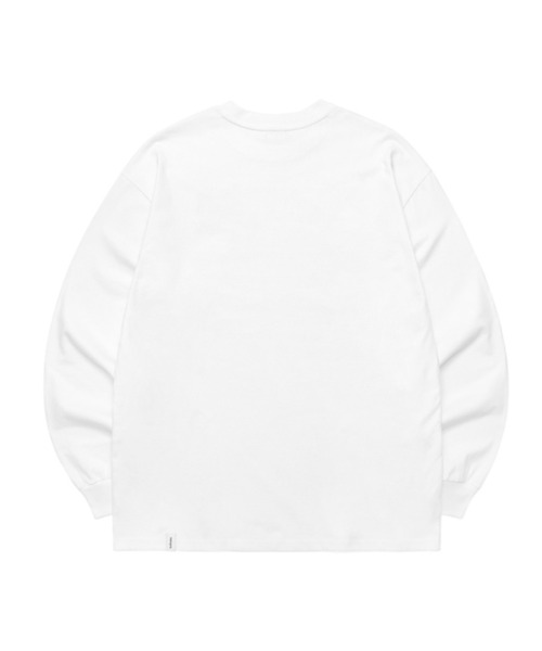 MAHAGRID（マハグリッド）の「『mahagrid/マハグリッド』THIRD LOGO LS TEE/ サードロゴ　長袖Tシャツ（Tシャツ/カットソー・レディース・ホワイト/ブラック/ブルー/チャコールグレー/パープル/ベージュ/ライトグレー/ネイビー/グリーン/ライトブルー・S/M/L/XL）」の12枚目の写真