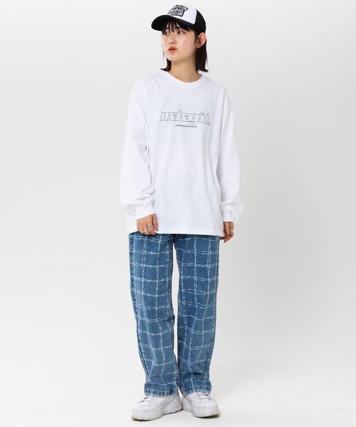 mahagrid/マハグリッド』THIRD LOGO LS TEE/ サードロゴ 長袖T