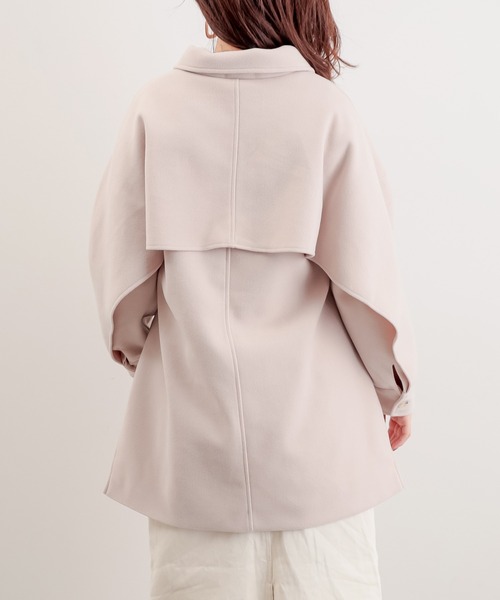 natural couture（ナチュラルクチュール）の「バックフリルおしゃれジャケット（その他アウター・レディース・グリーン系その他/グレイッシュベージュ/アイボリー・FREE）」の22枚目の写真