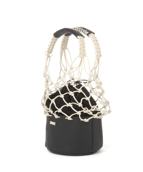 BARNYARDSTORM（バンヤードストーム）の「BARNYARDSTORM / ハンモックバッグ（かごバッグ・レディース・ブラック/ベージュ/ブラウン・FREE）」の9枚目の写真