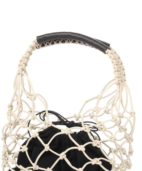 BARNYARDSTORM（バンヤードストーム）の「BARNYARDSTORM / ハンモックバッグ（かごバッグ・レディース・ブラック/ベージュ/ブラウン・FREE）」の21枚目の写真