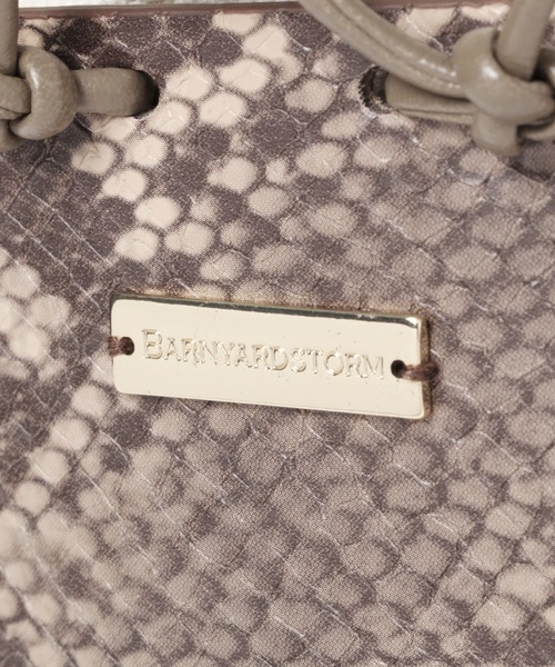 BARNYARDSTORM（バンヤードストーム）の「BARNYARDSTORM / ハンモックバッグ（かごバッグ・レディース・ブラック/ベージュ/ブラウン・FREE）」の7枚目の写真