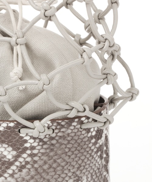 BARNYARDSTORM（バンヤードストーム）の「BARNYARDSTORM / ハンモックバッグ（かごバッグ・レディース・ブラック/ベージュ/ブラウン・FREE）」の22枚目の写真