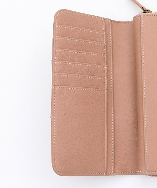 axes femme(アクシーズファム)の「ローズ刺繍長財布(財布・レディース・ピンク/ネイビー/ブラウン・MEDIUM)」の15枚目の写真