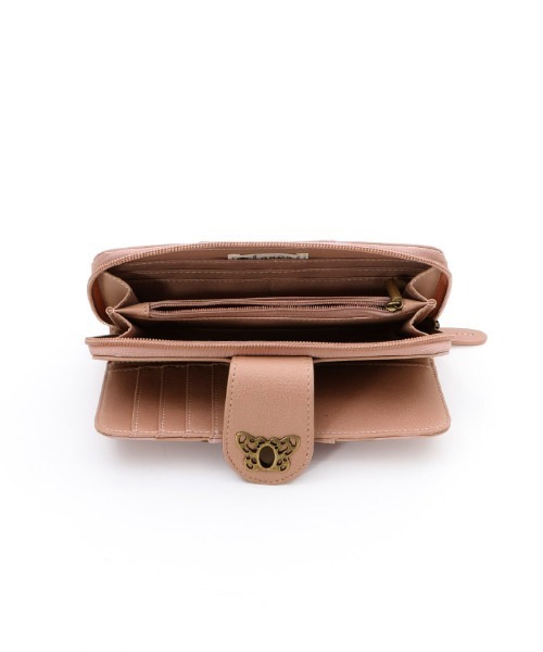 axes femme(アクシーズファム)の「ローズ刺繍長財布(財布・レディース・ピンク/ネイビー/ブラウン・MEDIUM)」の18枚目の写真