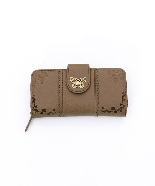 axes femme(アクシーズファム)の「ローズ刺繍長財布(財布・レディース・ピンク/ネイビー/ブラウン・MEDIUM)」の12枚目の写真