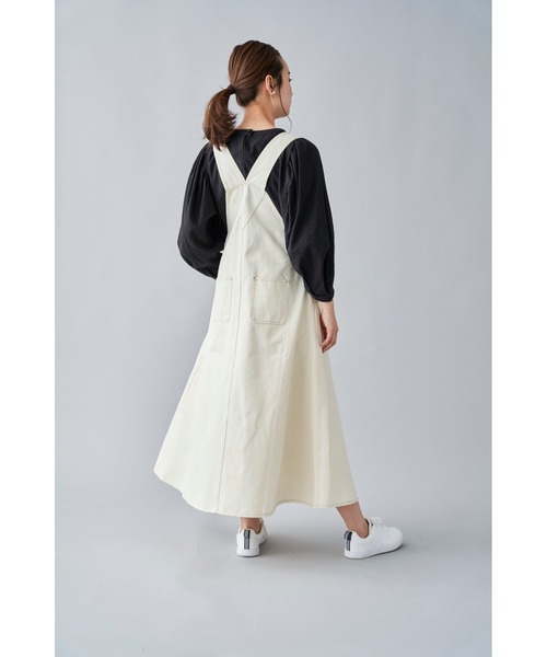 Chez toi（シェトワ）の「ジャンスカワンピース（ジャンパースカート