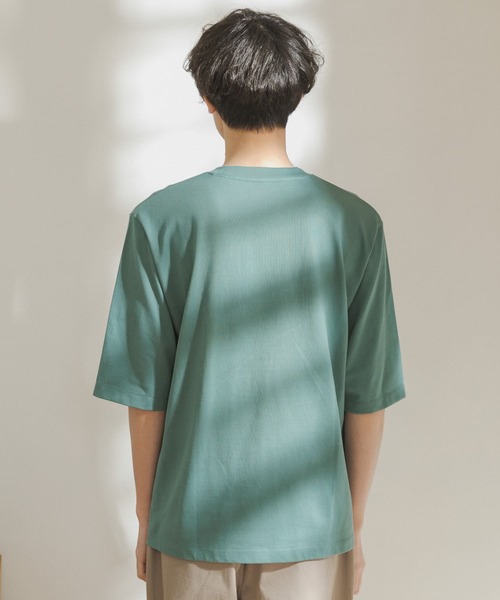 FORK&SPOON（フォークアンドスプーン）の「FORK&SPOON　オーガニックコットン5分袖Tシャツ（Tシャツ/カットソー・メンズ・ブラウン/オフホワイト/ブルー・4/5）」の20枚目の写真