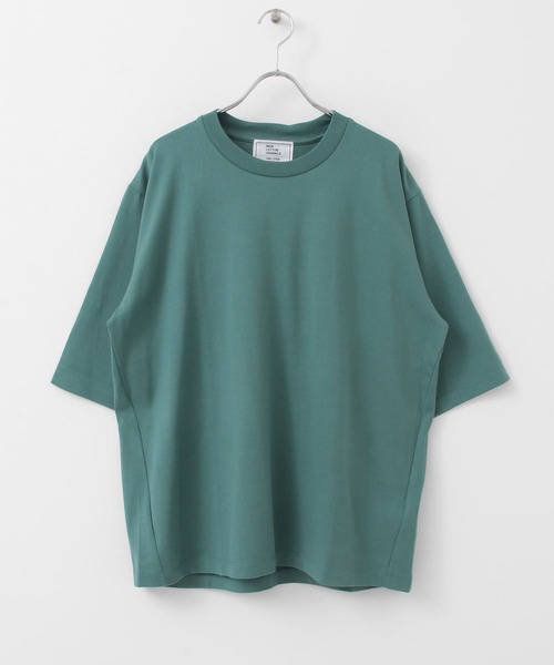 FORK&SPOON（フォークアンドスプーン）の「FORK&SPOON　オーガニックコットン5分袖Tシャツ（Tシャツ/カットソー・メンズ・ブラウン/オフホワイト/ブルー・4/5）」の21枚目の写真