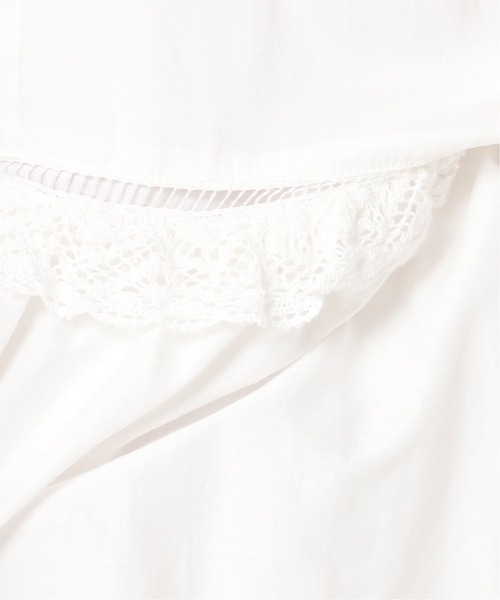 SLOBE IENA(スローブイエナ)の「レースギャザースカート【ウエストゴム/手洗い可能】◆(スカート・レディース・ホワイト/ブラック・FREE)」の16枚目の写真