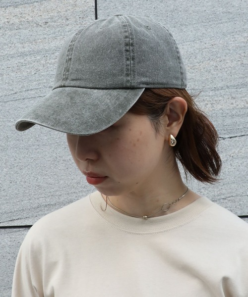 newhattan（ニューハッタン）の「newhattan/コットンキャップ（キャップ・メンズ・ホワイト/オフホワイト/ブラック/ブラック系その他/チャコールグレー/ブラウン/オリーブ/ライトブルー/インディゴブルー/カーキ/レッド系その他/グレー系その他/ダークグリーン/ベージュ系その他/ブルー系その他/グリーン系その他2/グレー系その他2/ブラック系その他2/ネイビー/オレンジ系その他・FREE）」の5枚目の写真