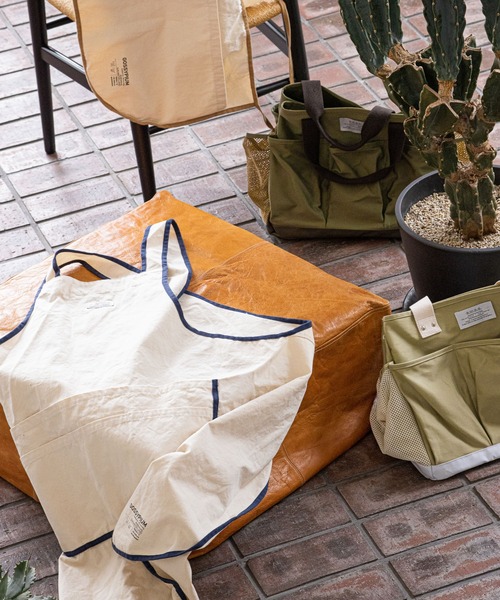 GLOBAL WORK（グローバルワーク）の「オーガニックコットン　カブリエプロン/940371（エプロン・レディース・オフホワイト・FREE）」の12枚目の写真