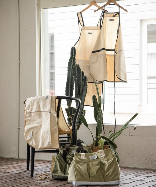 GLOBAL WORK（グローバルワーク）の「オーガニックコットン　カブリエプロン/940371（エプロン・レディース・オフホワイト・FREE）」の8枚目の写真