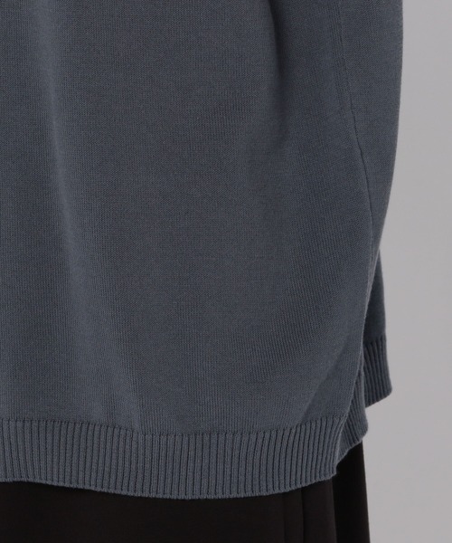 ROBERTO COLLINA（ロベルトコリーナ）の「【roberto collina】〈別注〉ハーフジップ 半袖ポロニット MEN（ポロシャツ・メンズ・ブラック/オリーブ/カーキ/ブルー・MEDIUM/LARGE）」の18枚目の写真