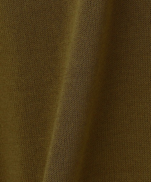 ROBERTO COLLINA（ロベルトコリーナ）の「【roberto collina】〈別注〉ハーフジップ 半袖ポロニット MEN（ポロシャツ・メンズ・ブラック/オリーブ/カーキ/ブルー・MEDIUM/LARGE）」の21枚目の写真