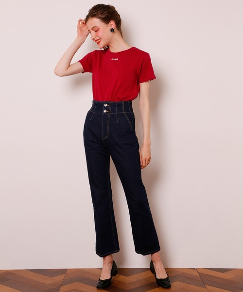 Seemi. byNICECLAUP（ シーミーバイナイスクラップ）の「Seemi Tee（Tシャツ/カットソー・レディース・ホワイト/ブラック/レッド・FREE）」の8枚目の写真