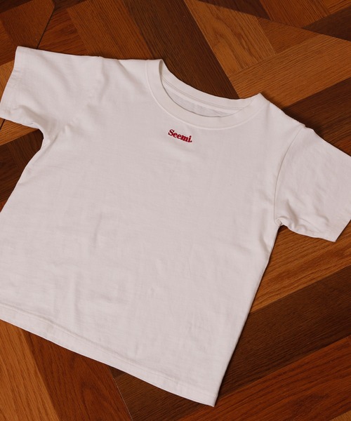 Seemi. byNICECLAUP（ シーミーバイナイスクラップ）の「Seemi Tee（Tシャツ/カットソー・レディース・ホワイト/ブラック/レッド・FREE）」の10枚目の写真