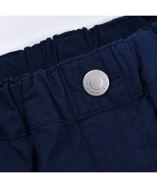 WASK（ワスク）の「WASK/5.5分丈 切り替え シーチング カーゴパンツ (100~160cm)（カーゴパンツ・キッズ・ネイビー/グリーン・130/150/100/120/140/160/110）」の11枚目の写真