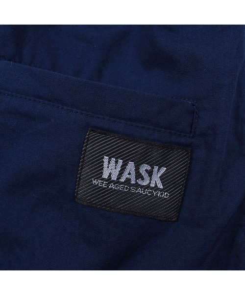 WASK（ワスク）の「WASK/5.5分丈 切り替え シーチング カーゴパンツ (100~160cm)（カーゴパンツ・キッズ・ネイビー/グリーン・130/150/100/120/140/160/110）」の7枚目の写真
