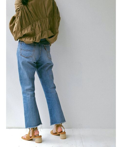 Ungrid（アングリッド）の「スリットストレートデニム（デニムパンツ・レディース・ブルー・24inch/25inch/26inch）」の15枚目の写真