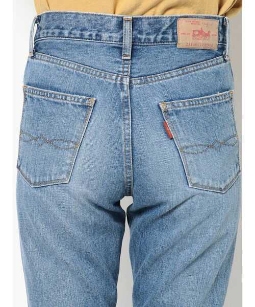 Ungrid（アングリッド）の「スリットストレートデニム（デニムパンツ・レディース・ブルー・24inch/25inch/26inch）」の5枚目の写真