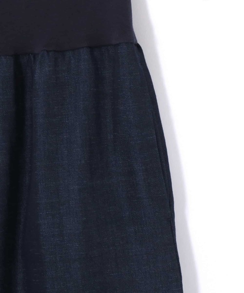 BEARDSLEY（ビアズリー）の「いつでもいつの時もオールシーズン、着回しできる 3サイズ展開 ウエストリブデニムパンツ（デニムパンツ・レディース・インディゴブルー・SMALL/LARGE/FREE）」の21枚目の写真