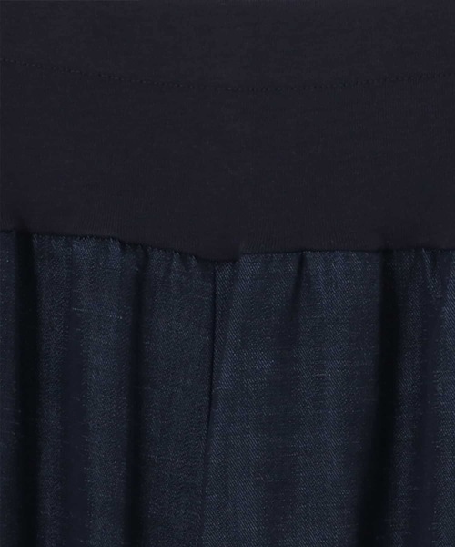 BEARDSLEY（ビアズリー）の「いつでもいつの時もオールシーズン、着回しできる 3サイズ展開 ウエストリブデニムパンツ（デニムパンツ・レディース・インディゴブルー・SMALL/LARGE/FREE）」の19枚目の写真