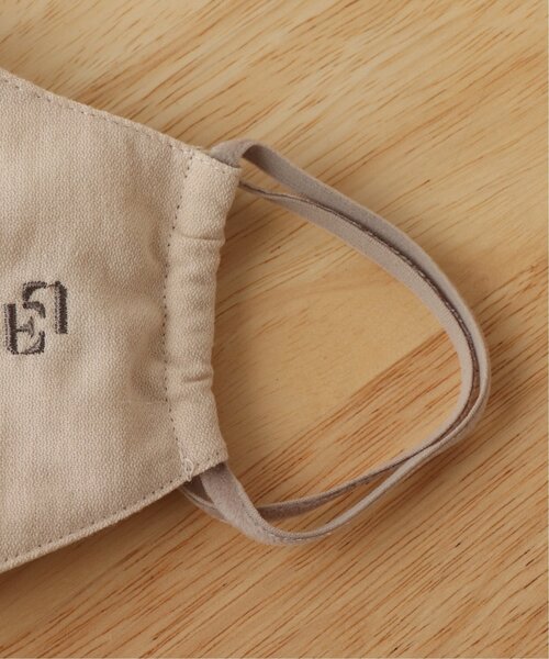 RAY CASSIN(レイカズン)の「EL Embroidery Mask(マスク・レディース・チャコールグレー/ベージュ・FREE)」の10枚目の写真