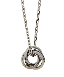 CONダブルリングネックレス