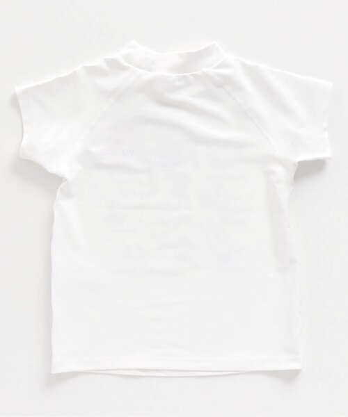 BREEZE（ブリーズ）の「/半袖ラッシュガード_UVカット（ラッシュガード・キッズ・カーキ/イエロー/オフホワイト/ブラック・100/110/120/130/140/80/90）」の7枚目の写真