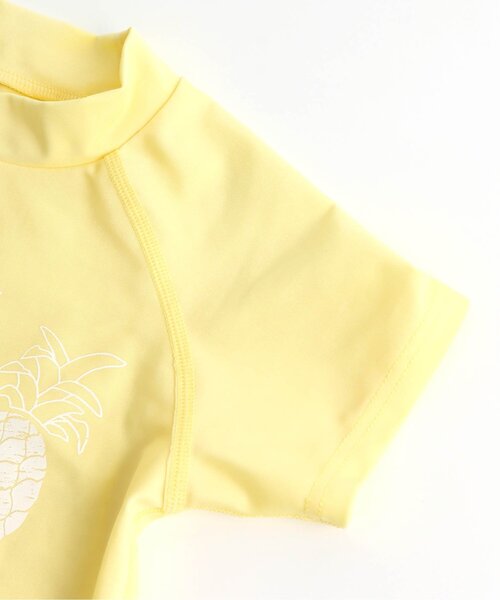 BREEZE（ブリーズ）の「/半袖ラッシュガード_UVカット（ラッシュガード・キッズ・カーキ/イエロー/オフホワイト/ブラック・100/110/120/130/140/80/90）」の12枚目の写真