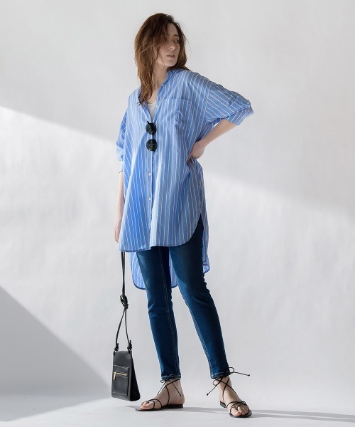 MAYSON GREY（メイソングレイ）の「【2021SS　叶えるシリーズ】AVAスキニーデニム（デニムパンツ・レディース・ブラック/オフホワイト/ネイビー・S/M/SS）」の14枚目の写真