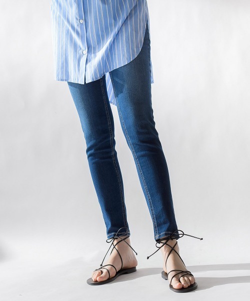 MAYSON GREY（メイソングレイ）の「【2021SS　叶えるシリーズ】AVAスキニーデニム（デニムパンツ・レディース・ブラック/オフホワイト/ネイビー・S/M/SS）」の12枚目の写真