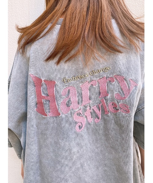 one way（ワンウェイ）の「【oneway Jeans】HARRYUP加工Tシャツ（Tシャツ/カットソー・レディース・ブラック/ダークグリーン/ベージュ/ライトパープル/ライトブルー・FREE）」の4枚目の写真
