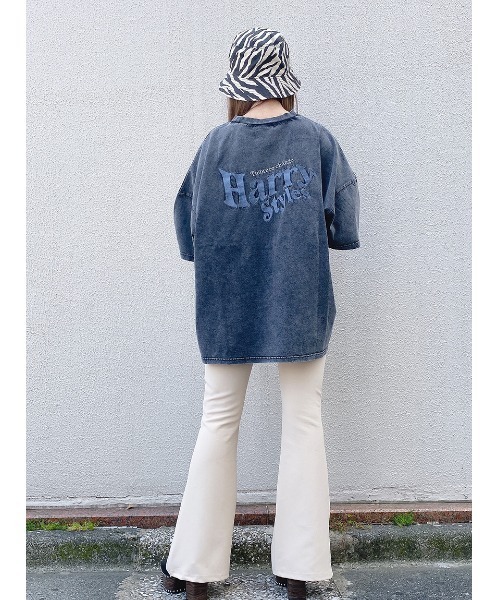 one way（ワンウェイ）の「【oneway Jeans】HARRYUP加工Tシャツ（Tシャツ/カットソー・レディース・ブラック/ダークグリーン/ベージュ/ライトパープル/ライトブルー・FREE）」の9枚目の写真